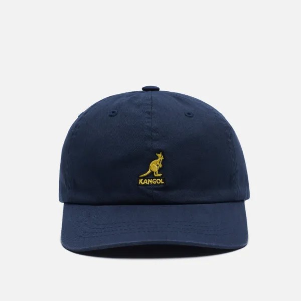 Кепка Kangol Washed Baseball синий, Размер ONE SIZE
