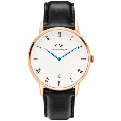 Наручные часы Daniel Wellington, черный, золотой