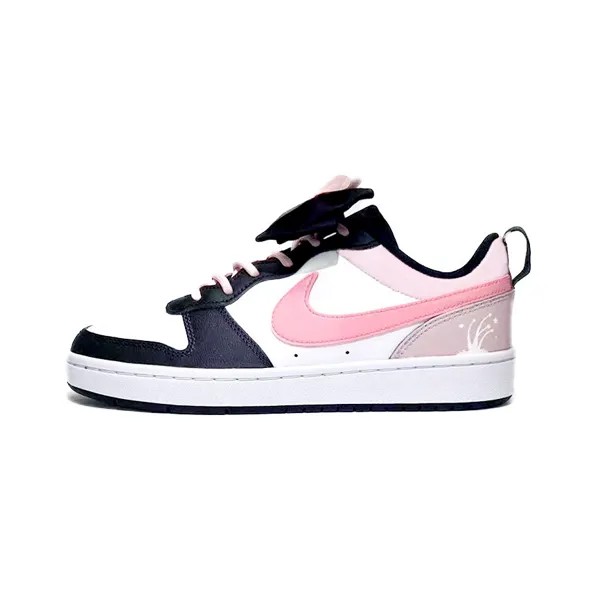 Кроссовки Nike Court Borough Skateboarding Shoes Women's Low-top Pink, черный