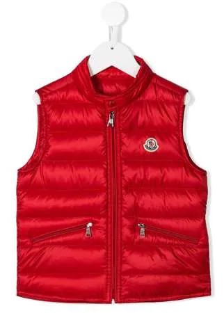 Moncler Enfant дутый жилет без рукавов