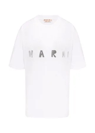 Хлопковая футболка Marni