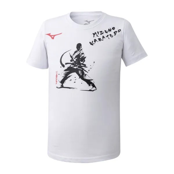 Mizuno каратэ белая футболка