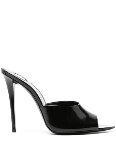 Saint Laurent мюли Goldie 110, черный