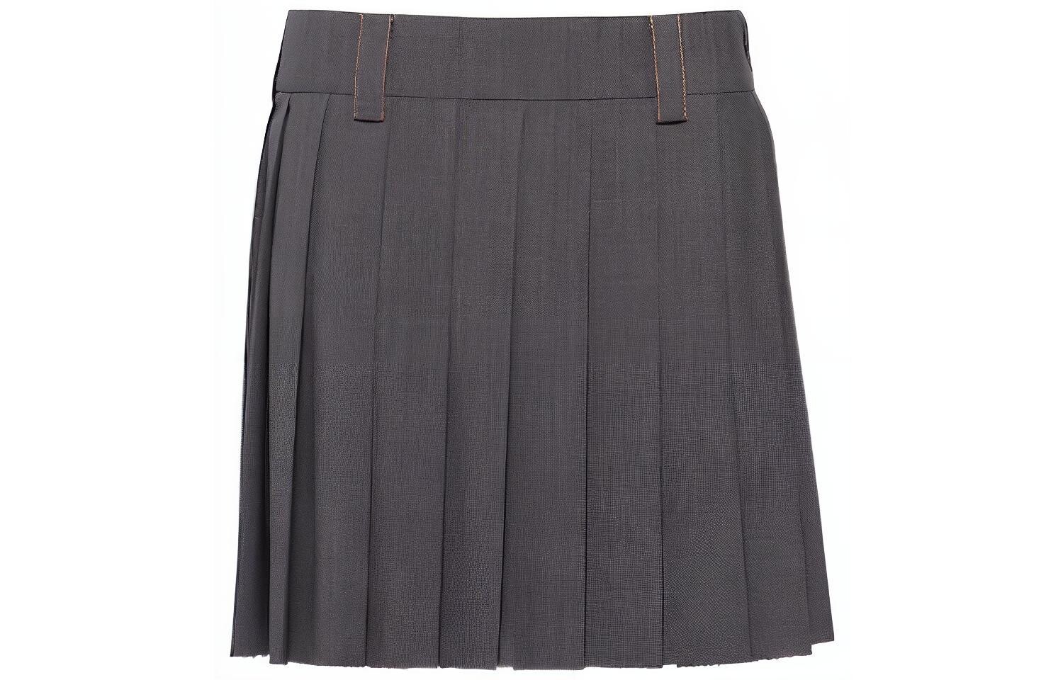 SS23 CNY Повседневная юбка женская Slate Ash Miu Miu