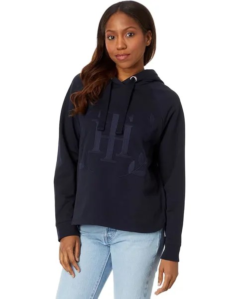 Худи Tommy Hilfiger Embroidered, цвет Sky Captain