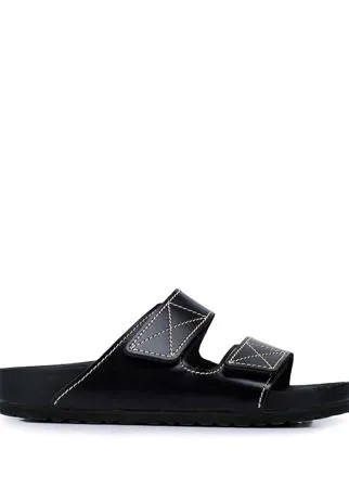 Proenza Schouler шлепанцы Arizona из коллаборации с Birkenstock