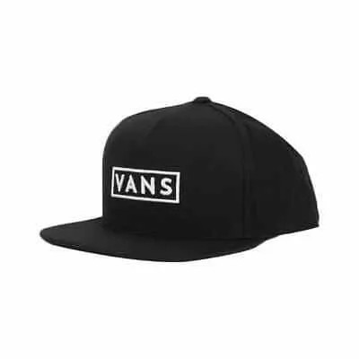 Кепка Vans Easy Box Snapback (черная) 5-панельная скейт-кепка