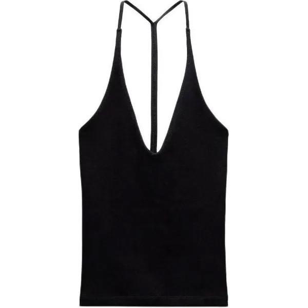 Майка женская черная Zara