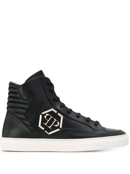 Philipp Plein высокие кеды с логотипом