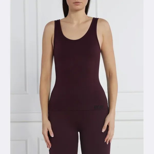 Облегающий топ Dkny, бургунди
