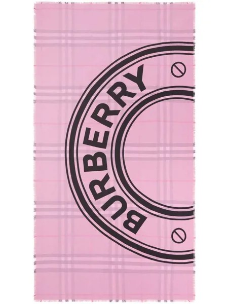 Burberry двусторонний шарф с логотипом