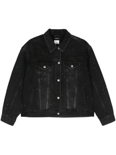 Ksubi джинсовая куртка свободного кроя Krystal Noir, черный