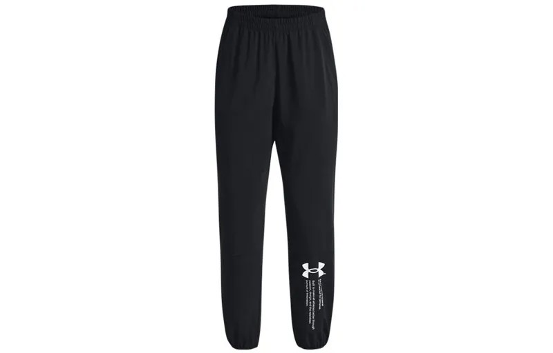 Женские трикотажные спортивные штаны Under Armour, цвет Black