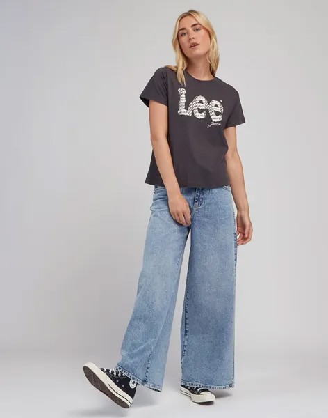 Футболка с логотипом Lee, черный