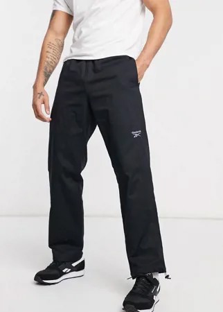 Черные выбеленные тканые джоггеры Reebok Classics-Черный цвет