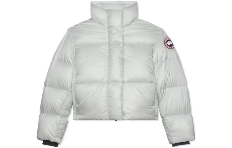 Женский пуховик Canada Goose, цвет silver white