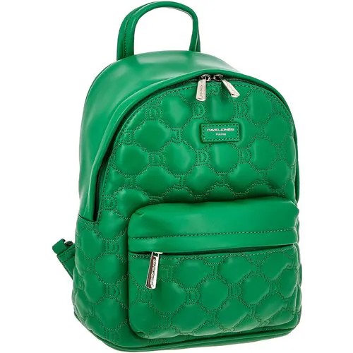 Рюкзак DAVID JONES, фактура рельефная, гладкая, зеленый