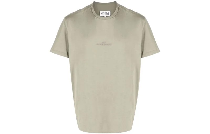 Футболка мужская пыльно-зеленая Maison Margiela, зеленый