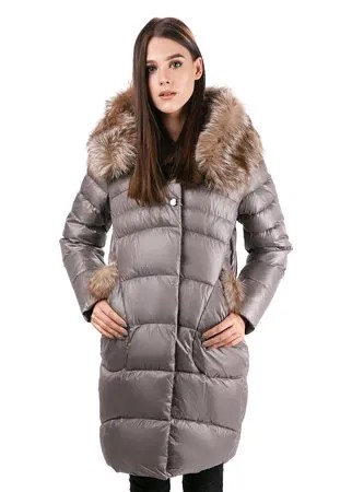 Пуховик женский Westfalika 1719-851A-A16Z-1 серый 46 RU