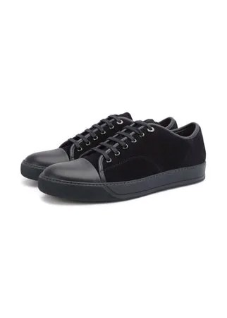 Замшевые кеды Lanvin