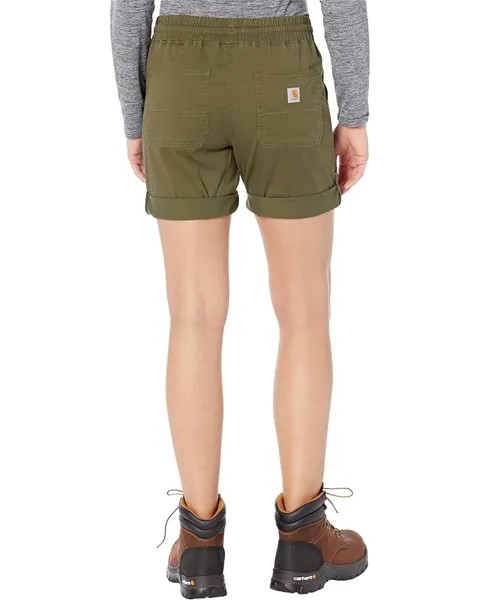 Шорты Carhartt Rugged Flex Relaxed Fit Twill Five-Pocket Work Shorts, цвет Basil