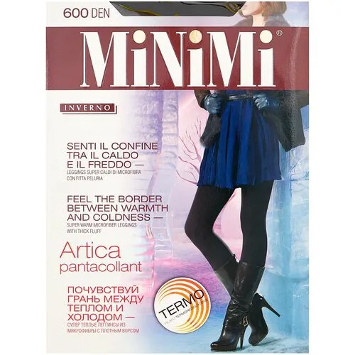 Легинсы  MiNiMi Artica, 600 den, размер 6, черный