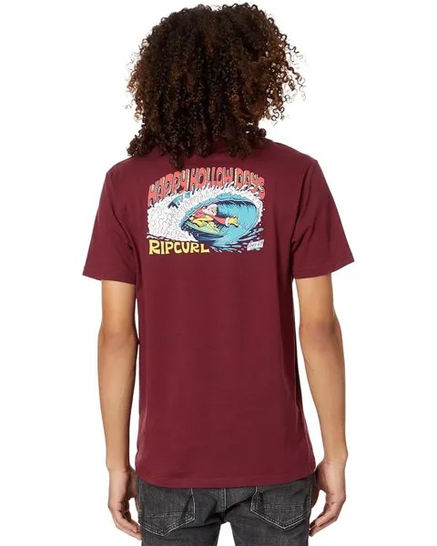 Футболка Rip Curl Happy Hallowdays Short Sleeve Tee, бордовый