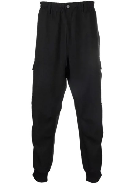 Y-3 спортивные брюки карго с манжетами