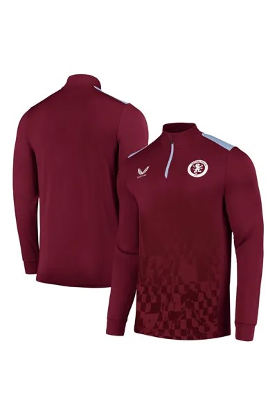 Red Aston Villa Home Match Day Футболка среднего слоя Castore, красный