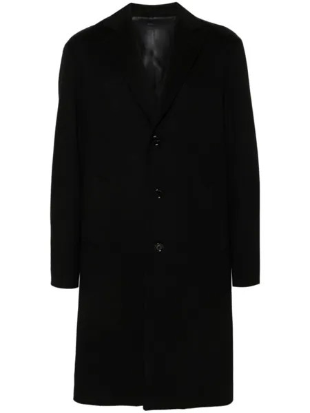 Lardini шерстяное пальто, черный