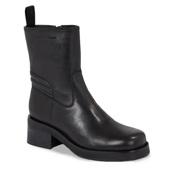 Ботинки Calvin Klein Jeans BikerBoot Lth, черный