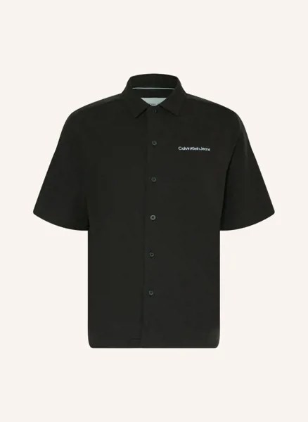 Рубашка мужская Calvin Klein Jeans 1001293255 черная S (доставка из-за рубежа)