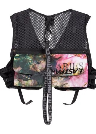 Eastpak x Aries abstract-print mesh vest