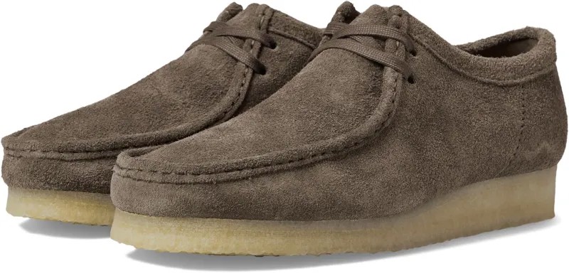 Кроссовки Wallabee Clarks, цвет Dark Grey Suede