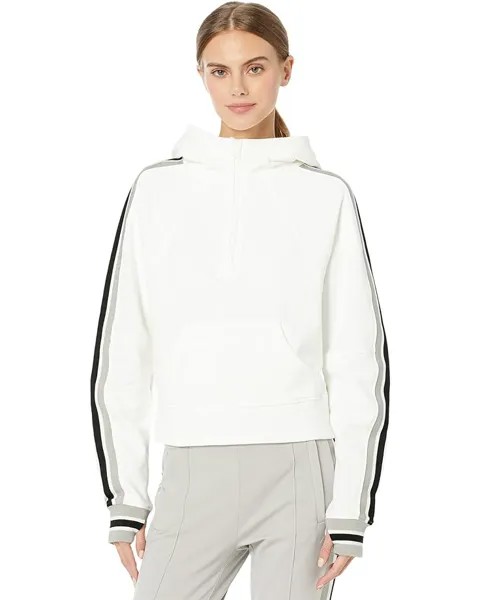 Худи Blanc Noir Porto 1/2 Zip, цвет Cloud Dancer Combo