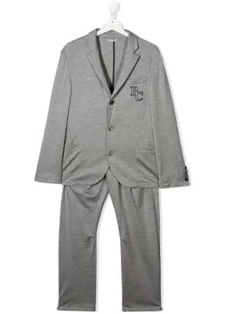 Brunello Cucinelli Kids костюм-двойка с вышитым логотипом