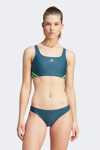 Спортивная одежда Бикини для плавания с 3 лямками adidas, зеленый