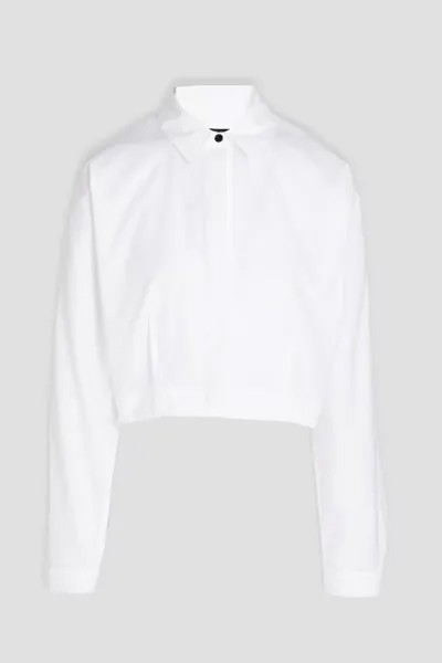 Рубашка Morgan из хлопкового поплина со складками Rag & Bone, белый