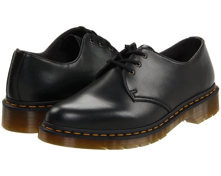 Оксфорды 1461 Vegan 3-Eye Gibson Dr. Martens, черный