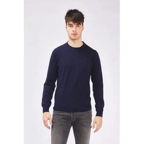 Пуловер TRUSSARDI, размер 48, голубой
