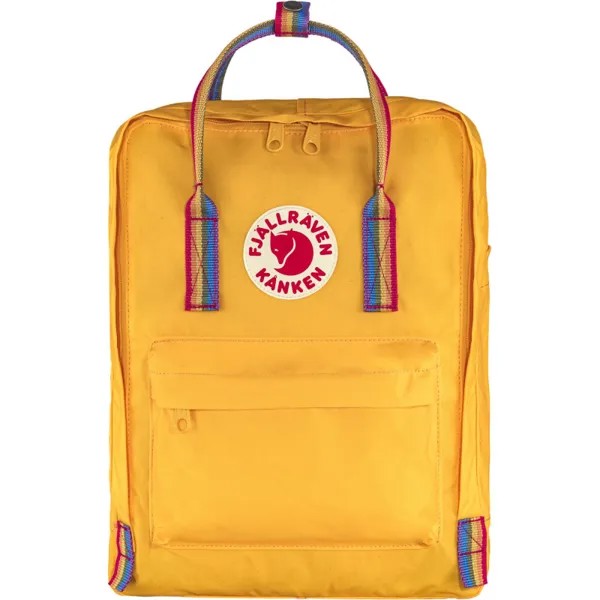 Рюкзак унисекс Fjallraven Kanken Rainbow желтый