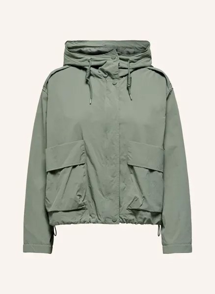 Куртка Only, зеленый