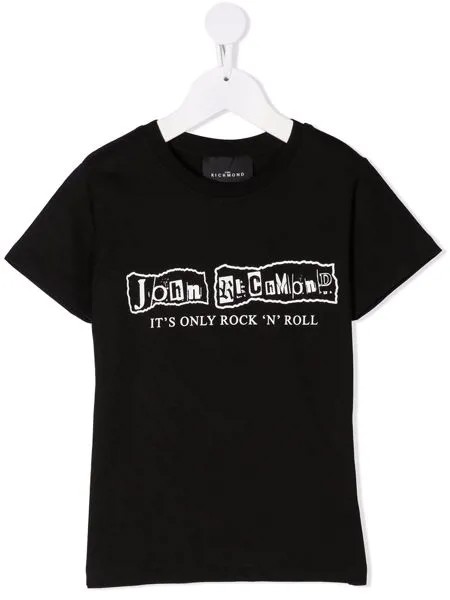 John Richmond Junior футболка Rock 'N' Rock с короткими рукавами