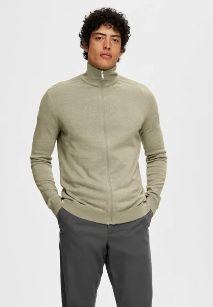Кардиган Selected Homme, светло-зеленый