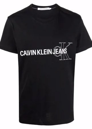 Calvin Klein Jeans футболка из органического хлопка с логотипом