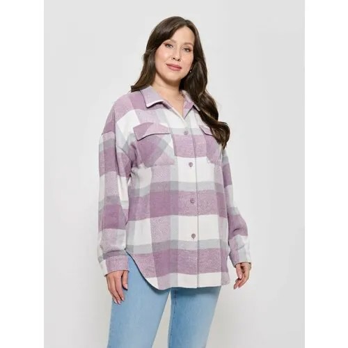 Рубашка CLEO, размер 58, фиолетовый