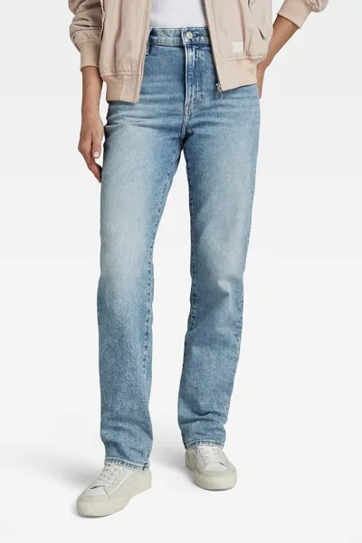 Прямые джинсы Victoria с высокой талией G-Star Raw, синий