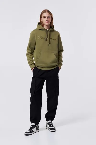 Толстовка с капюшоном H&M, зеленый