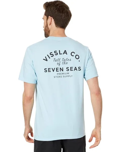 Футболка VISSLA Premium Stoke Premium Short Sleeve Pocket, цвет Chambray 2
