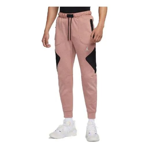 Спортивные штаны Men's Air Jordan As J Df Sprt Stmt Flc Pant Casual Breathable Sports Knit Long Pants/Trousers Pink, розовый